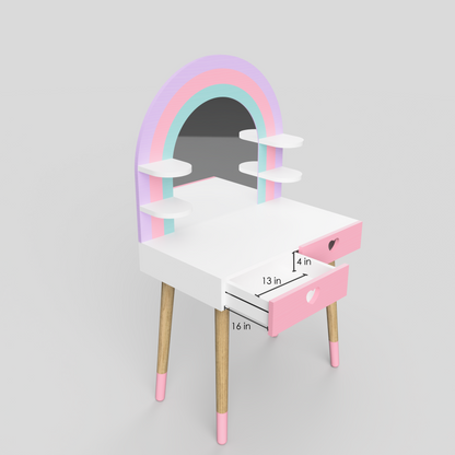 Rainbow Razzle Dressing Table