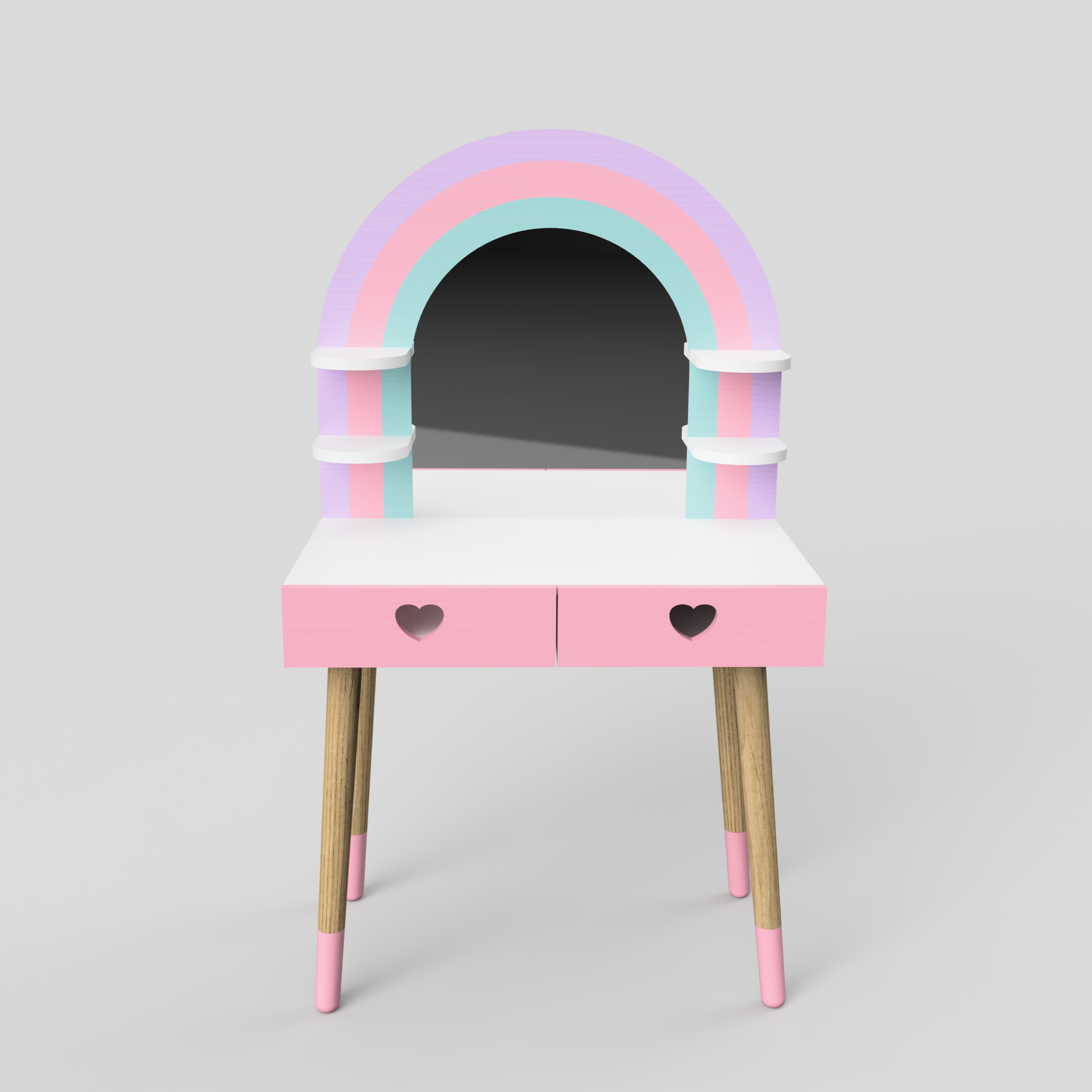 Rainbow Razzle Dressing Table