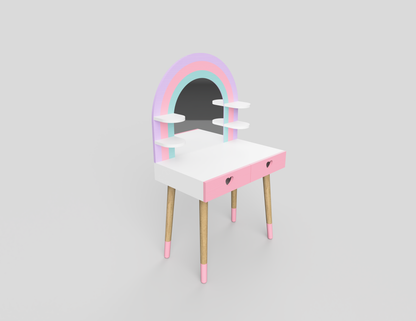 Rainbow Razzle Dressing Table