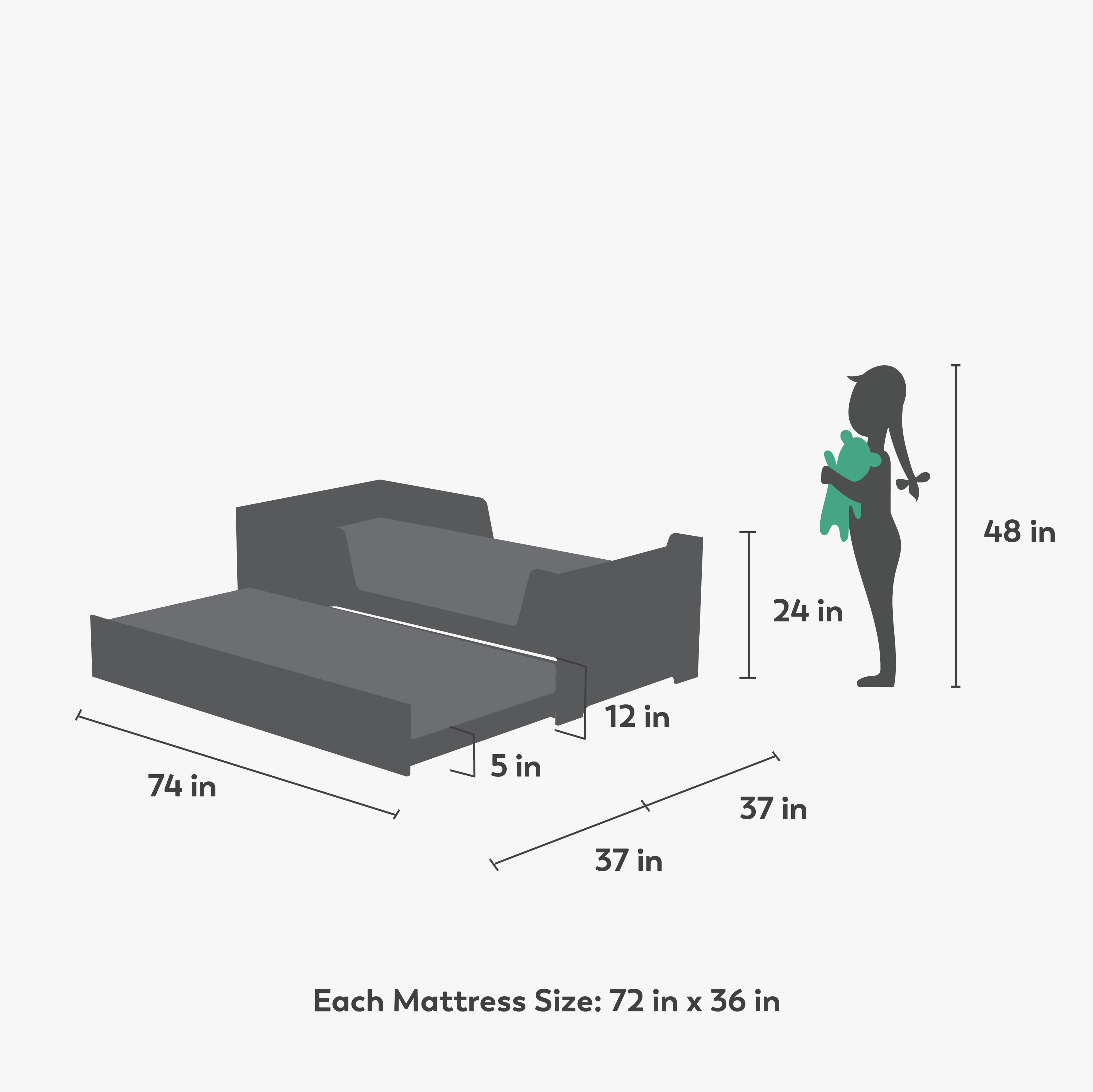 Dreampod Trundle Bed