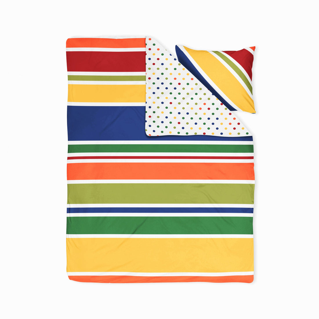 Rainbow- Set of Bedsheet, Duvet cover & Pillow cover