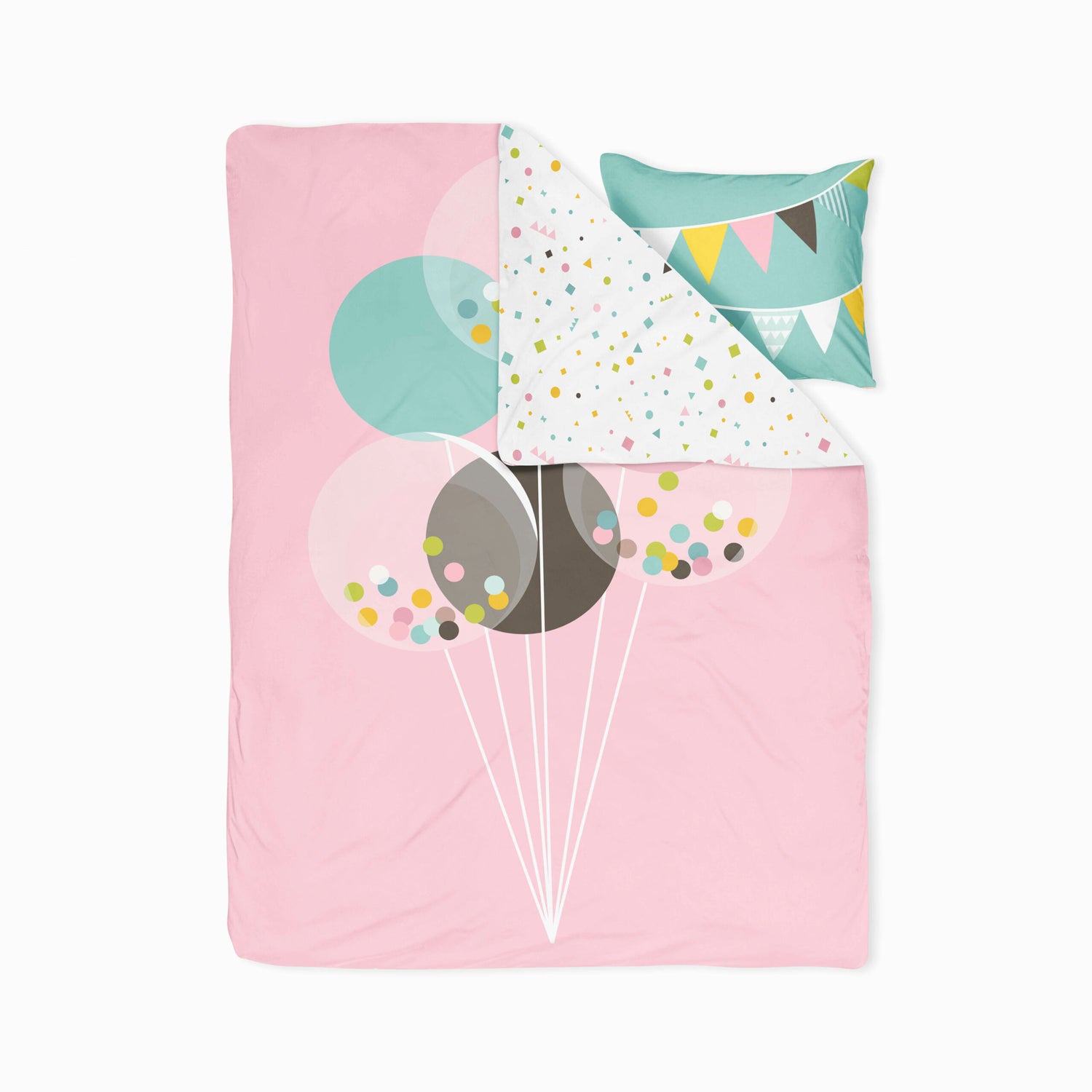 Slumber Party- Set of Bedsheet, Duvet cover &amp; Pillow cover