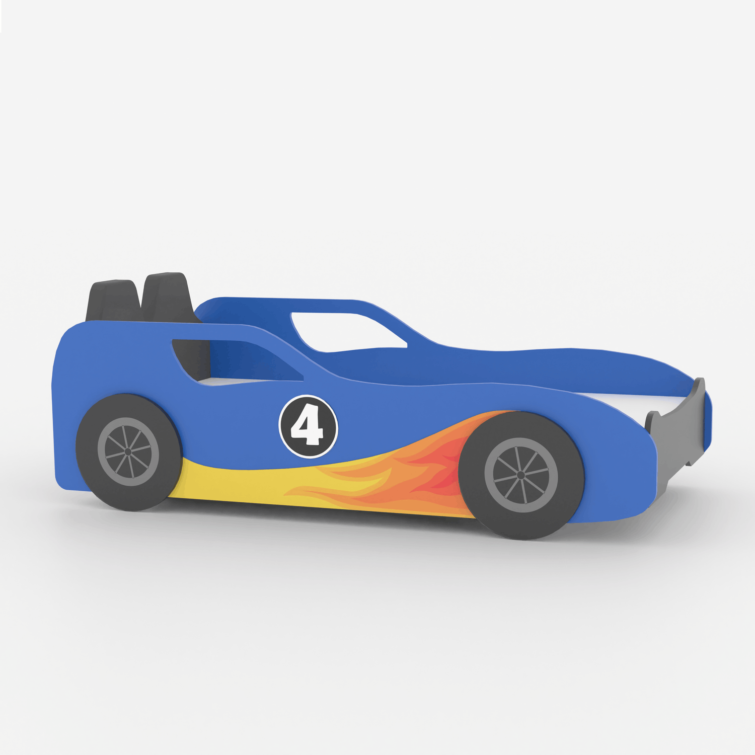 Fire Bird Car Bed with Upholstered Seat