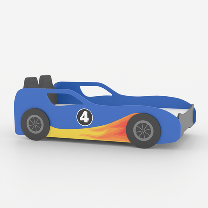 Fire Bird Car Bed with Upholstered Seat