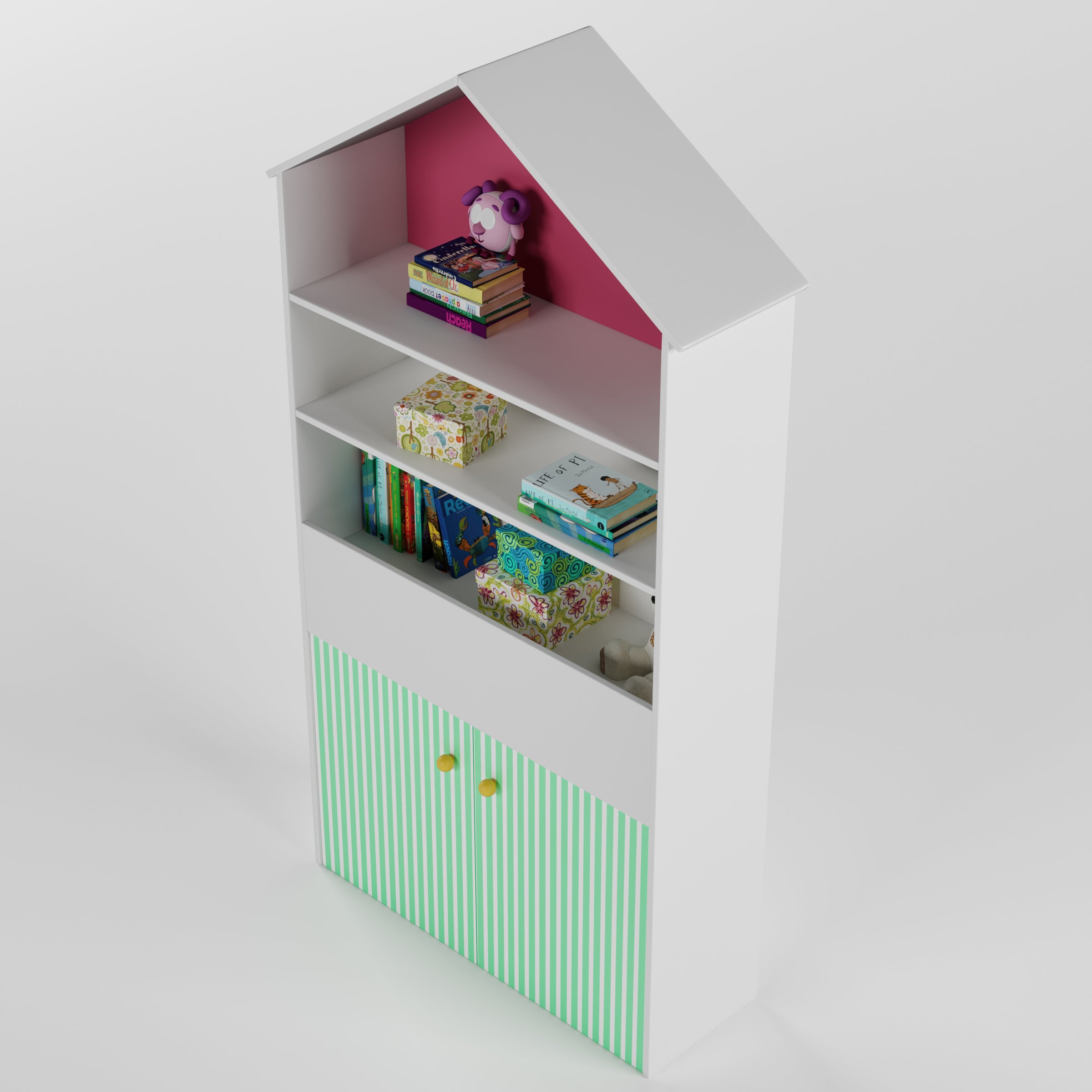 Craft Villa Toddlers’ Table with Display Cabinet