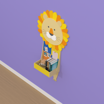 Leo Wall Pinboard Shelf