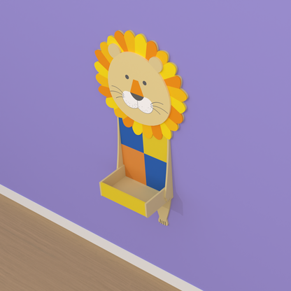 Leo Wall Pinboard Shelf