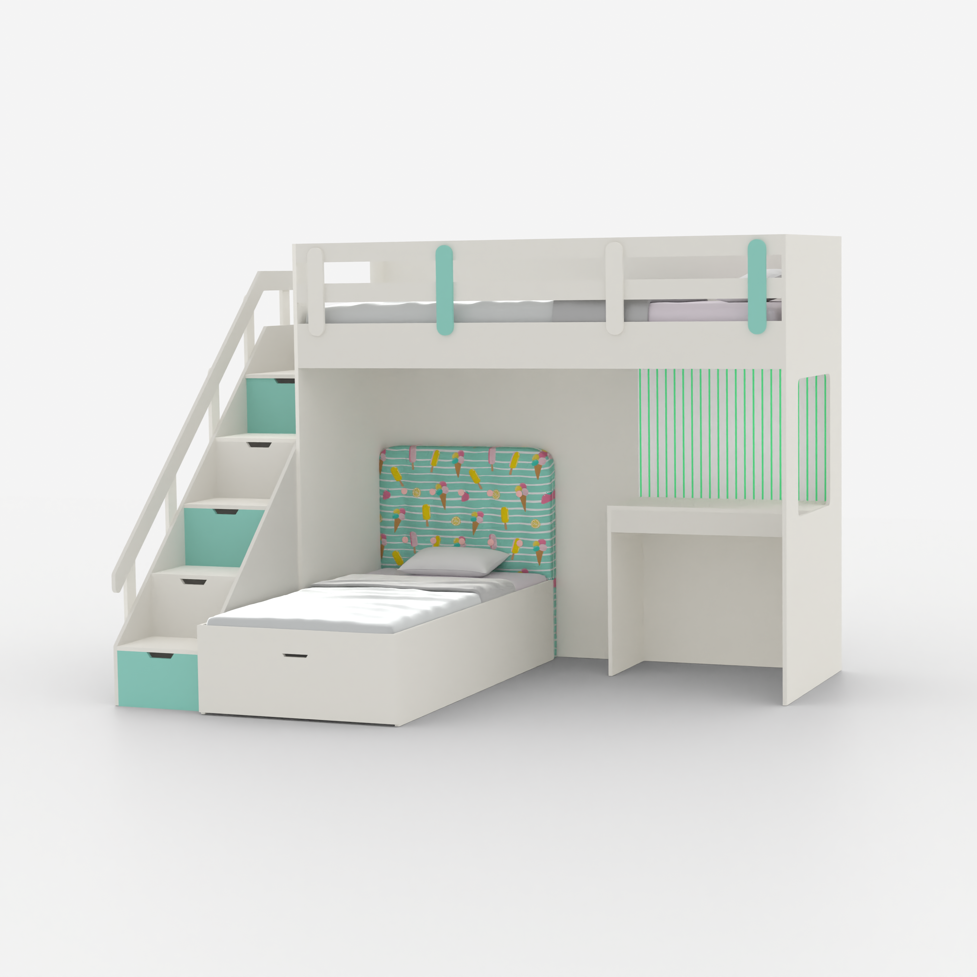 Lofty Laughs Bed