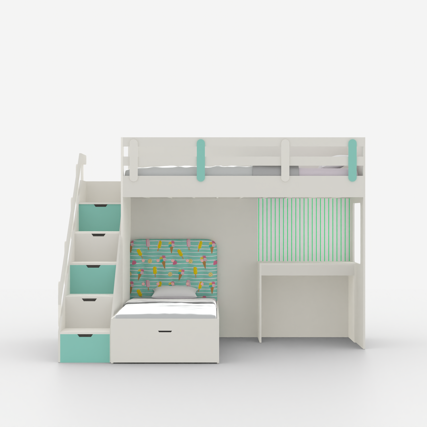 Lofty Laughs Bed