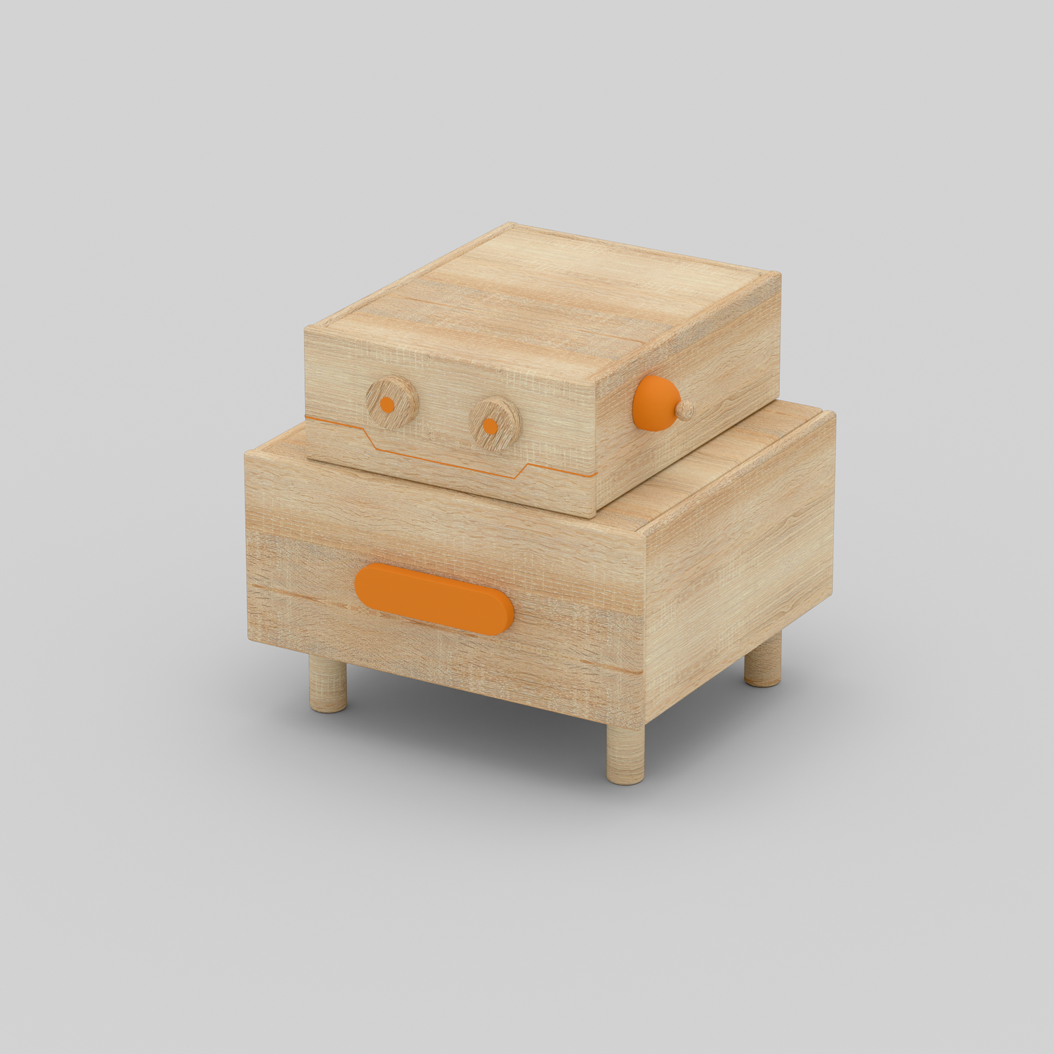 RoboBuddy Bedside Table with Storage