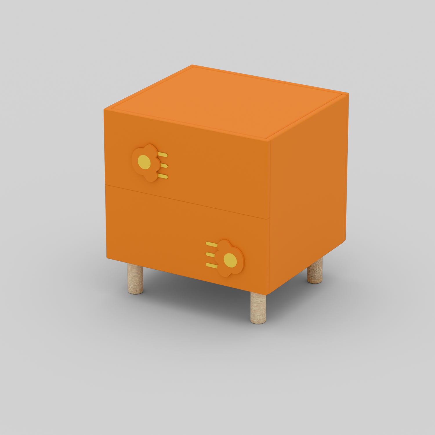 The Pawsome Bedside Table with Storage