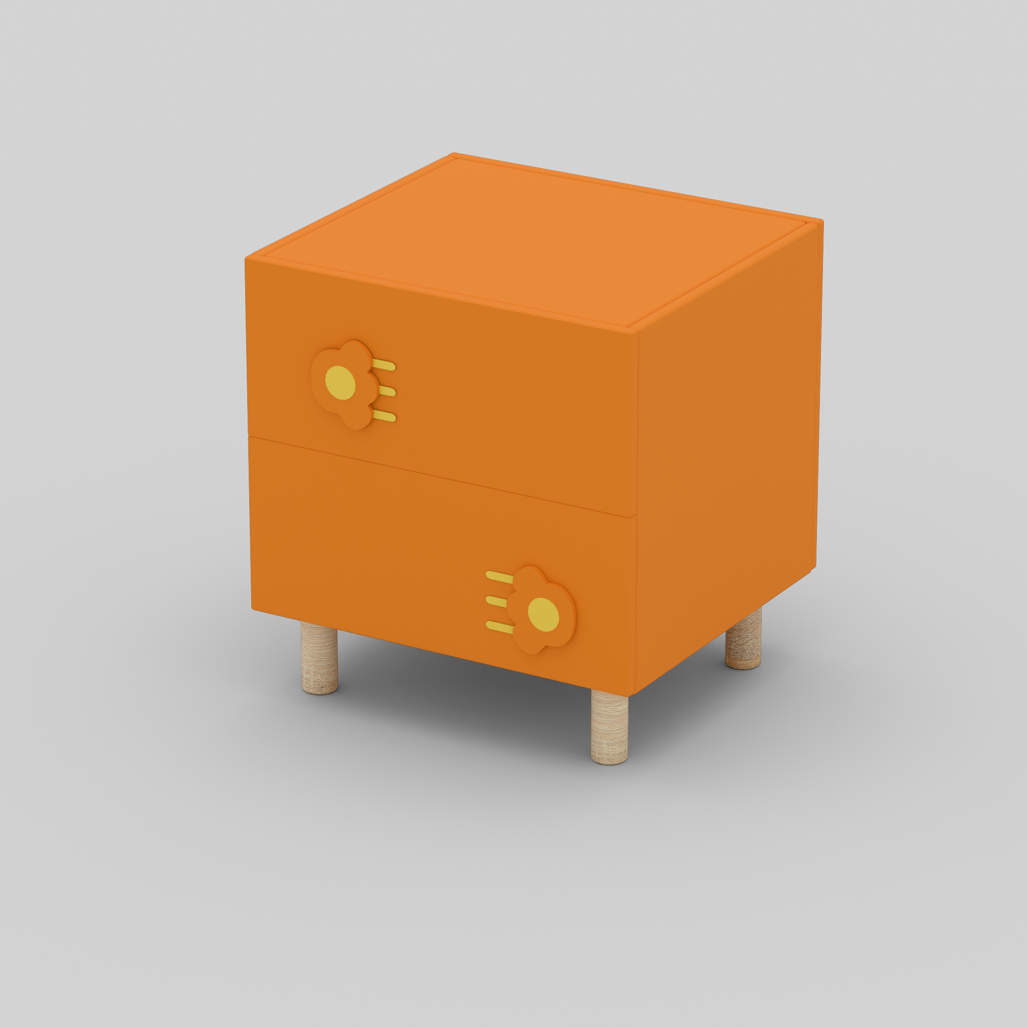 The Pawsome Bedside Table with Storage