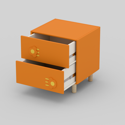 The Pawsome Bedside Table with Storage
