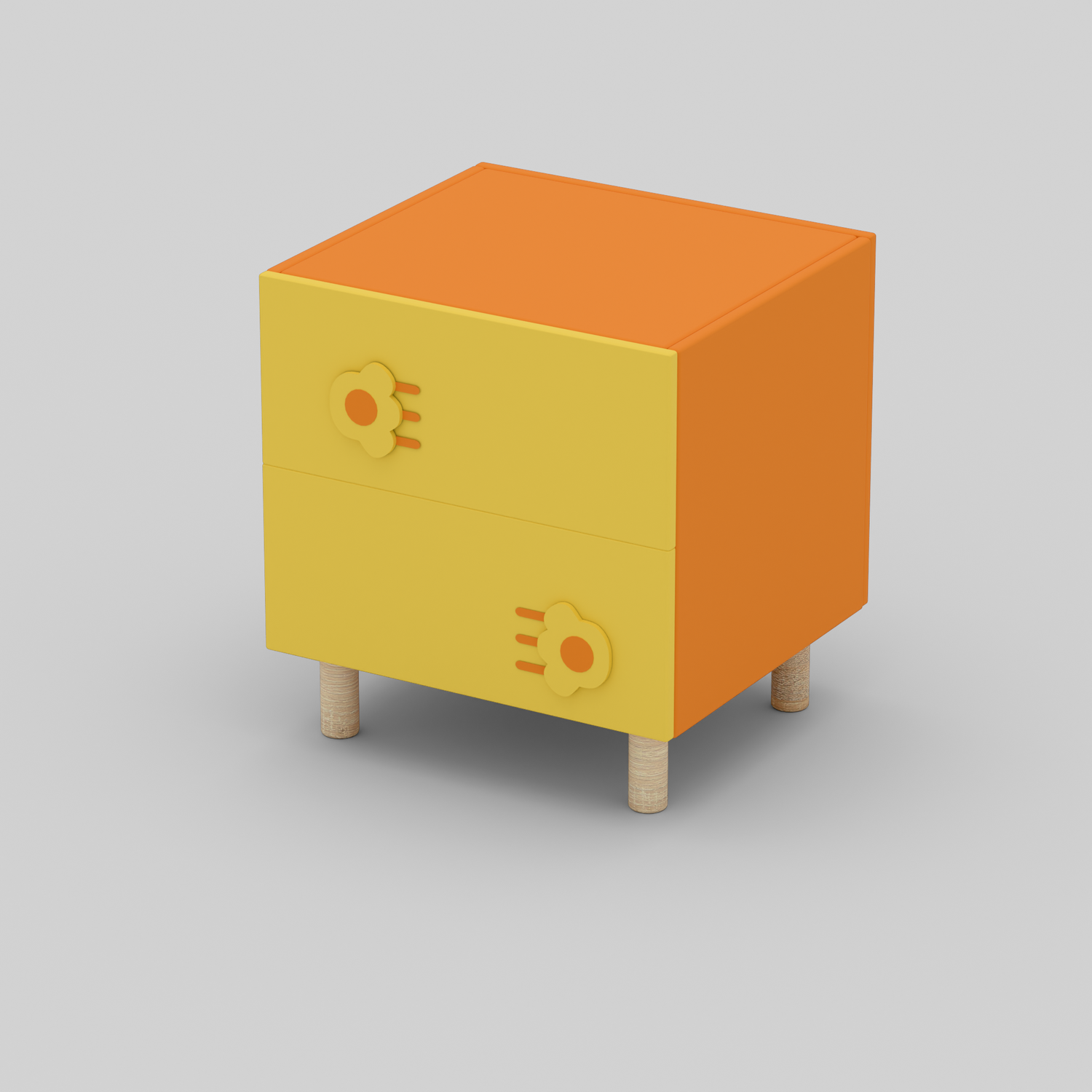 The Pawsome Bedside Table with Storage