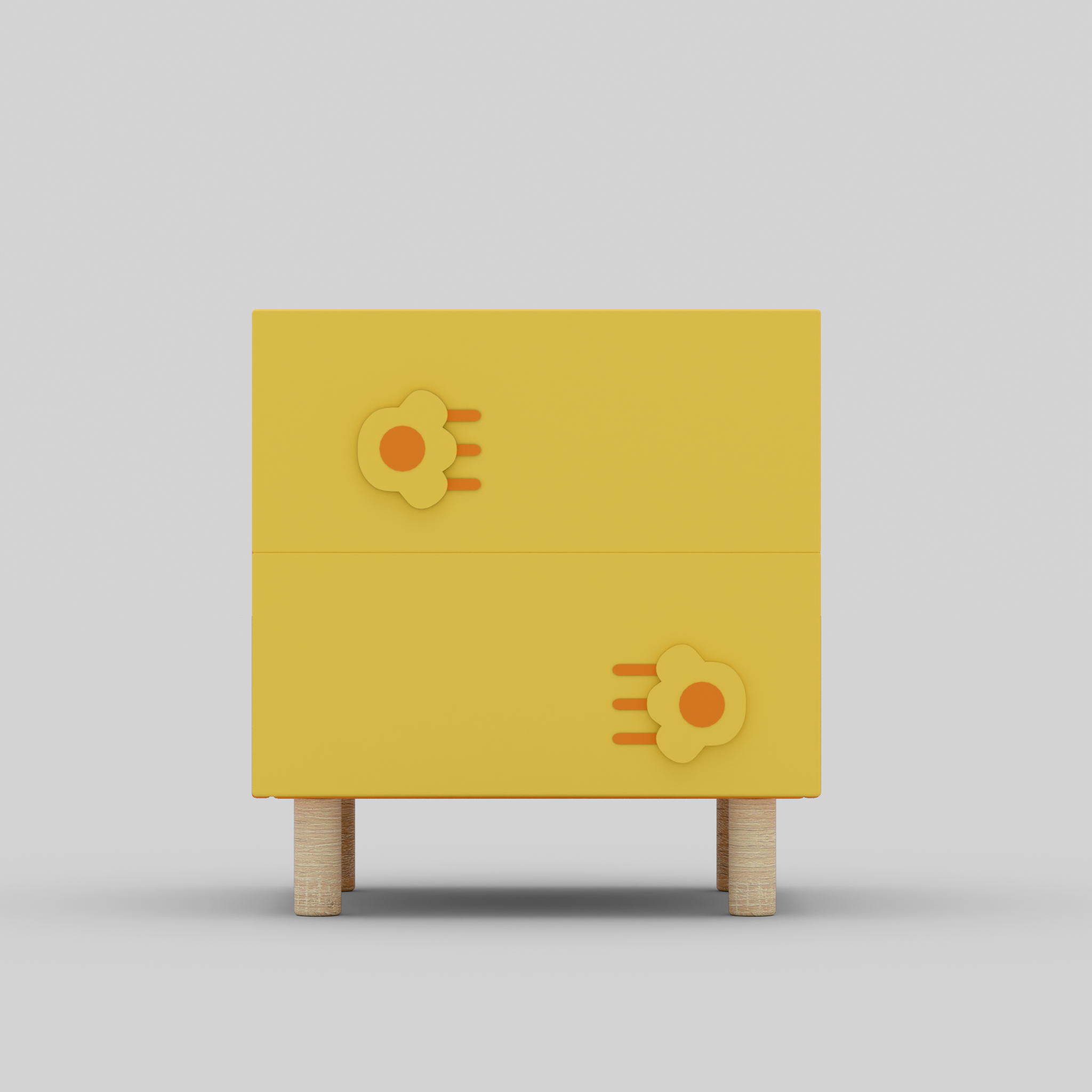 The Pawsome Bedside Table with Storage