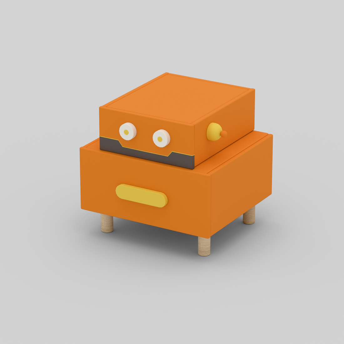 RoboBuddy Bedside Table with Storage