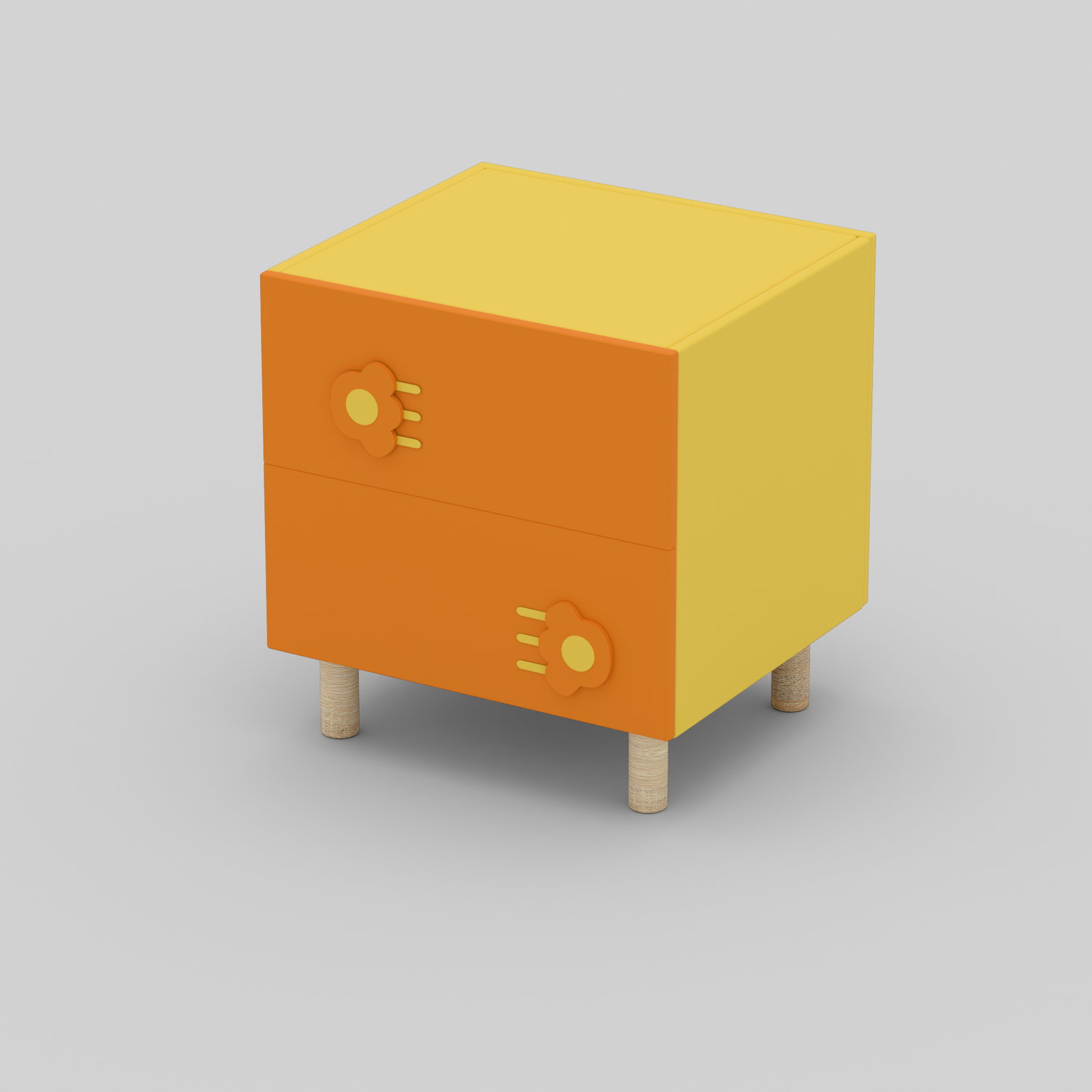 The Pawsome Bedside Table with Storage