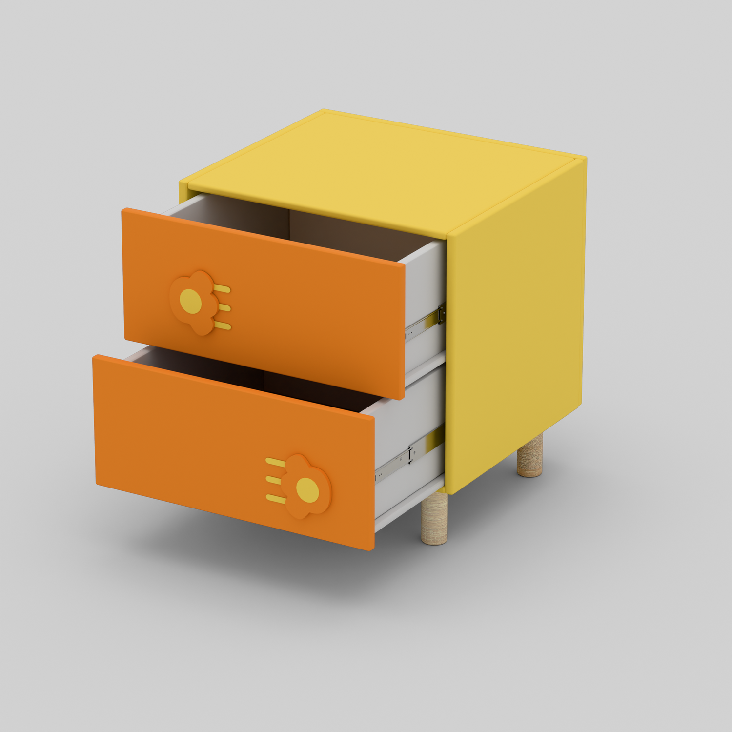 The Pawsome Bedside Table with Storage