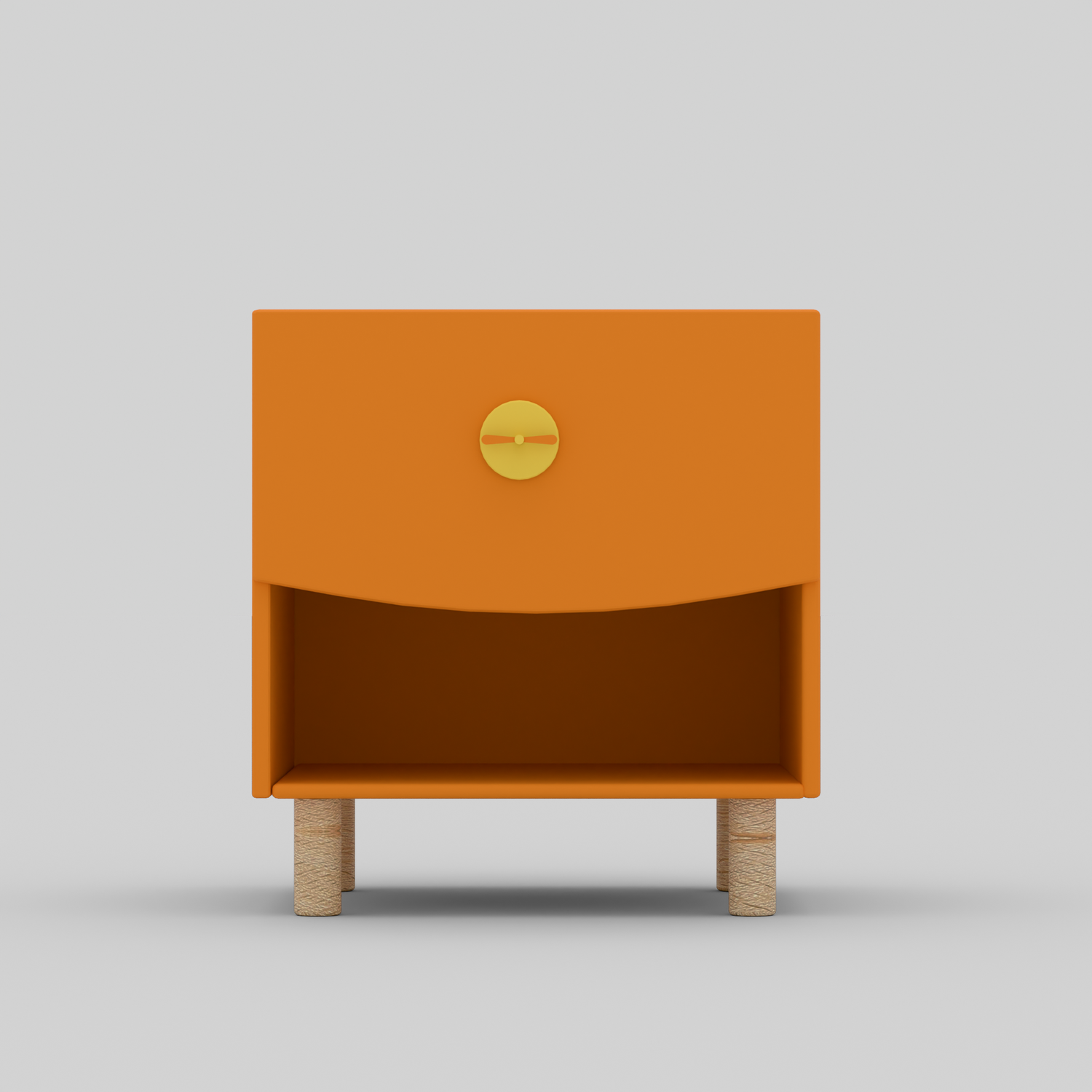 Bright Byte Bedside Table with Storage