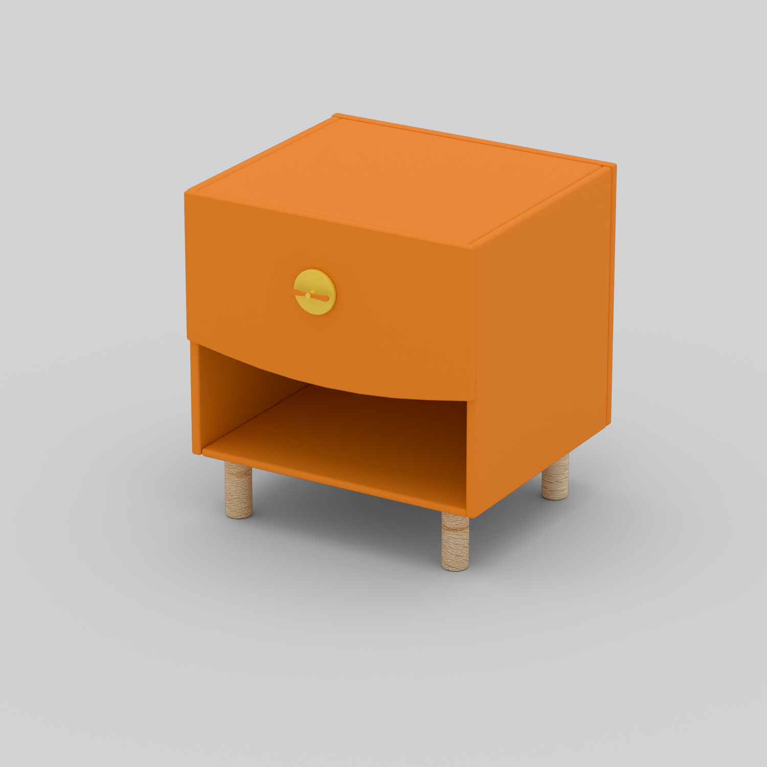 Bright Byte Bedside Table with Storage