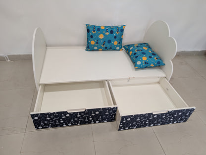 Cloud Tails Bed (Pre-Loved Furniture Almost New)
