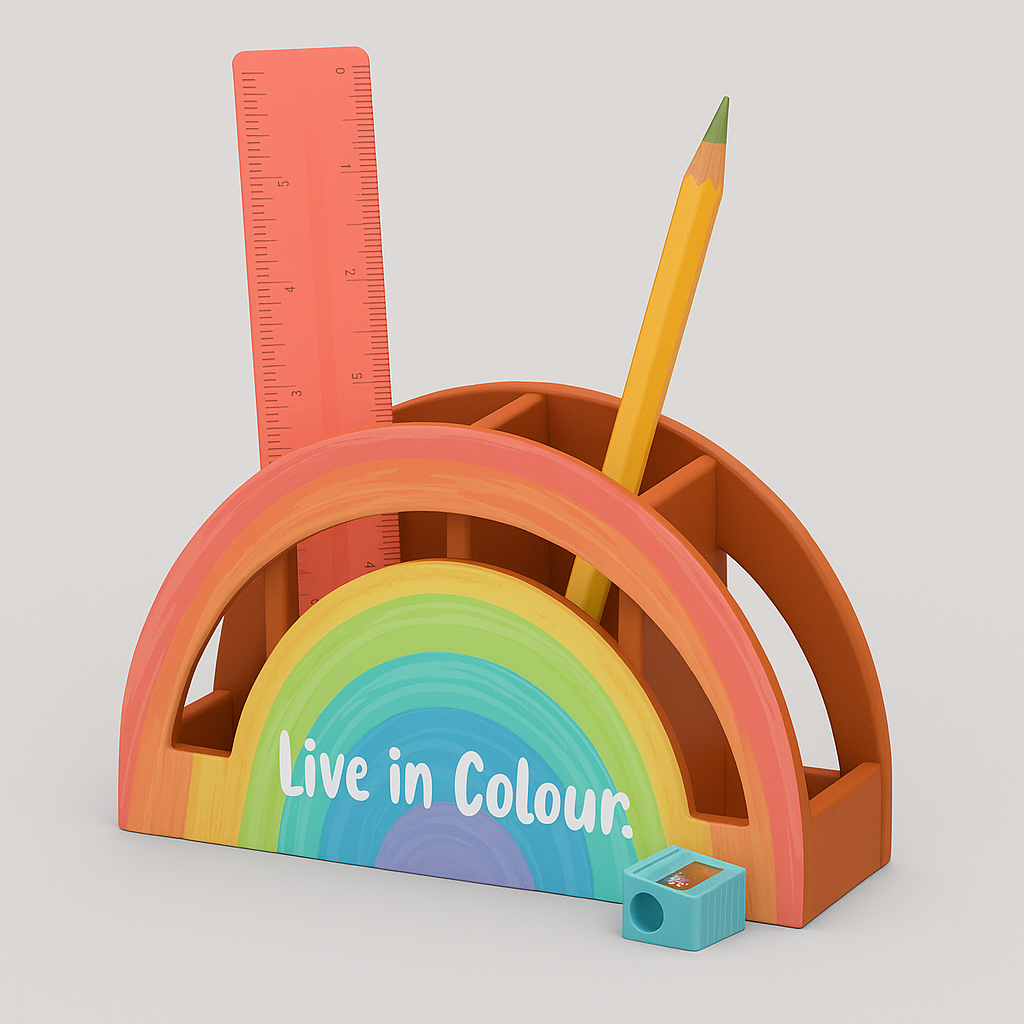Rainbow Caddy Pencil Stand