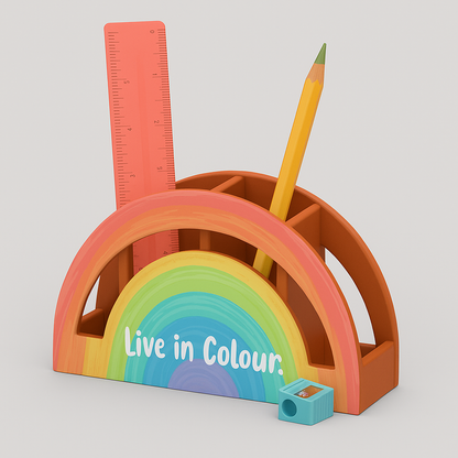 Rainbow Caddy Pencil Stand