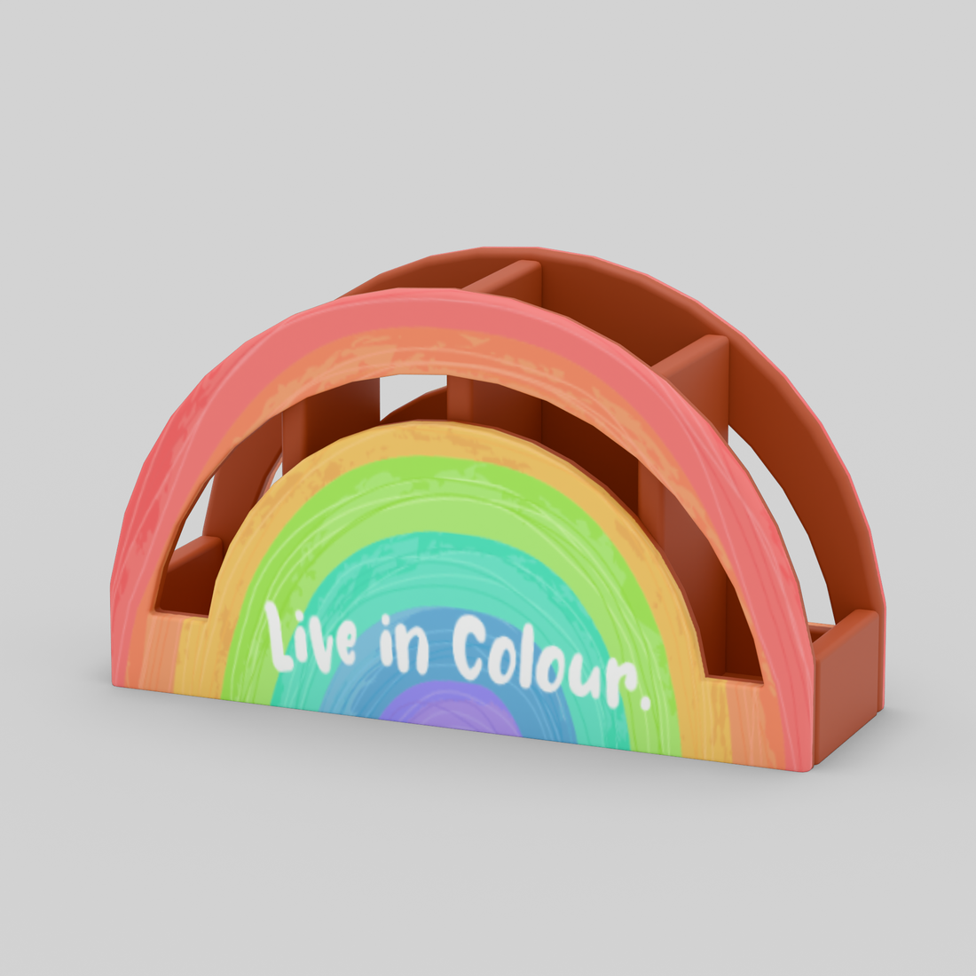 Rainbow Caddy Pencil Stand