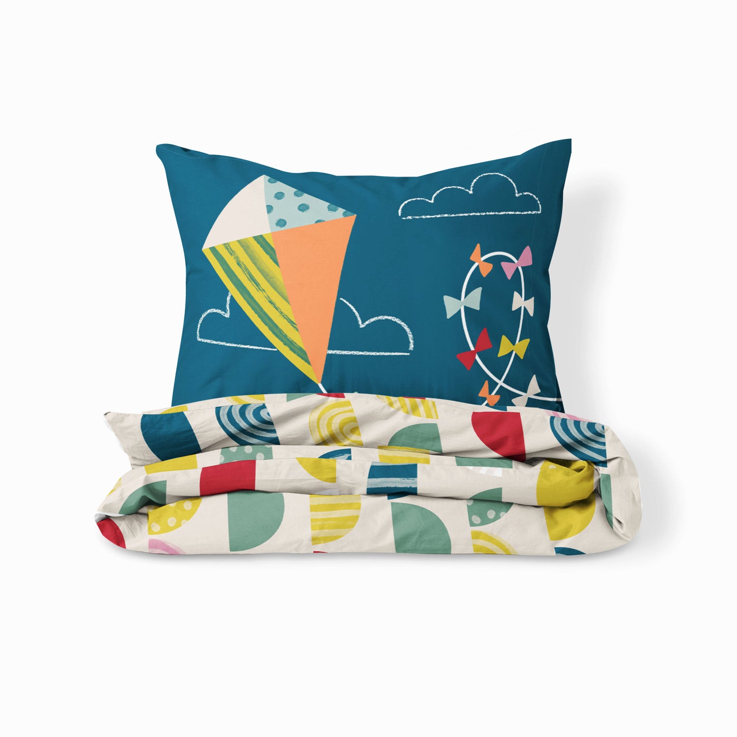 Imagination Playground- Set of Bedsheet &amp; Pillow cover