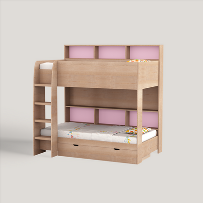 Rainbow Bunk Bed with Storage