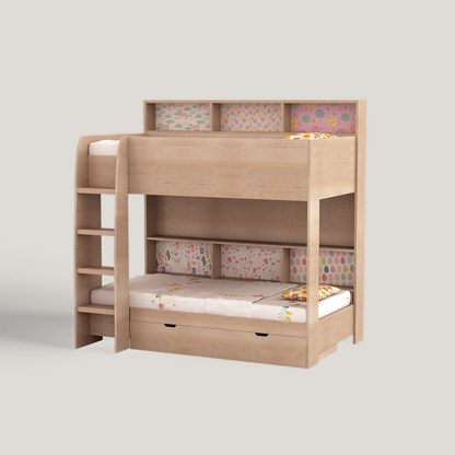 Rainbow Bunk Bed with Storage