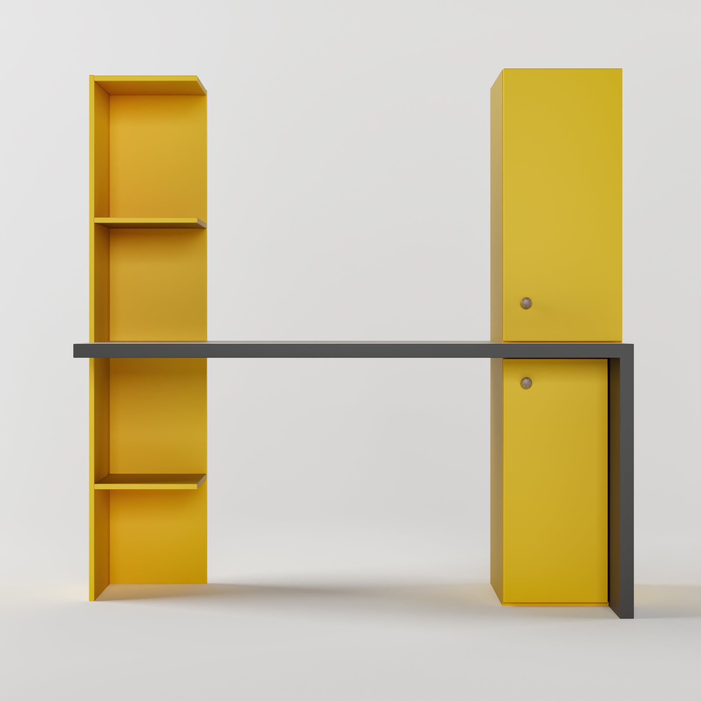 Color Block Study Table