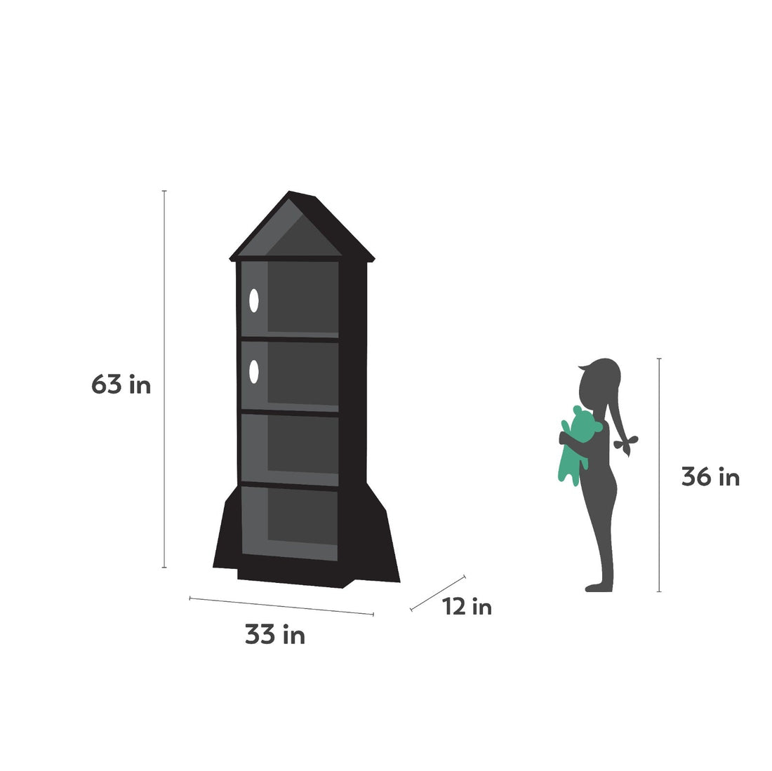 SpaceChamp Bookshelf