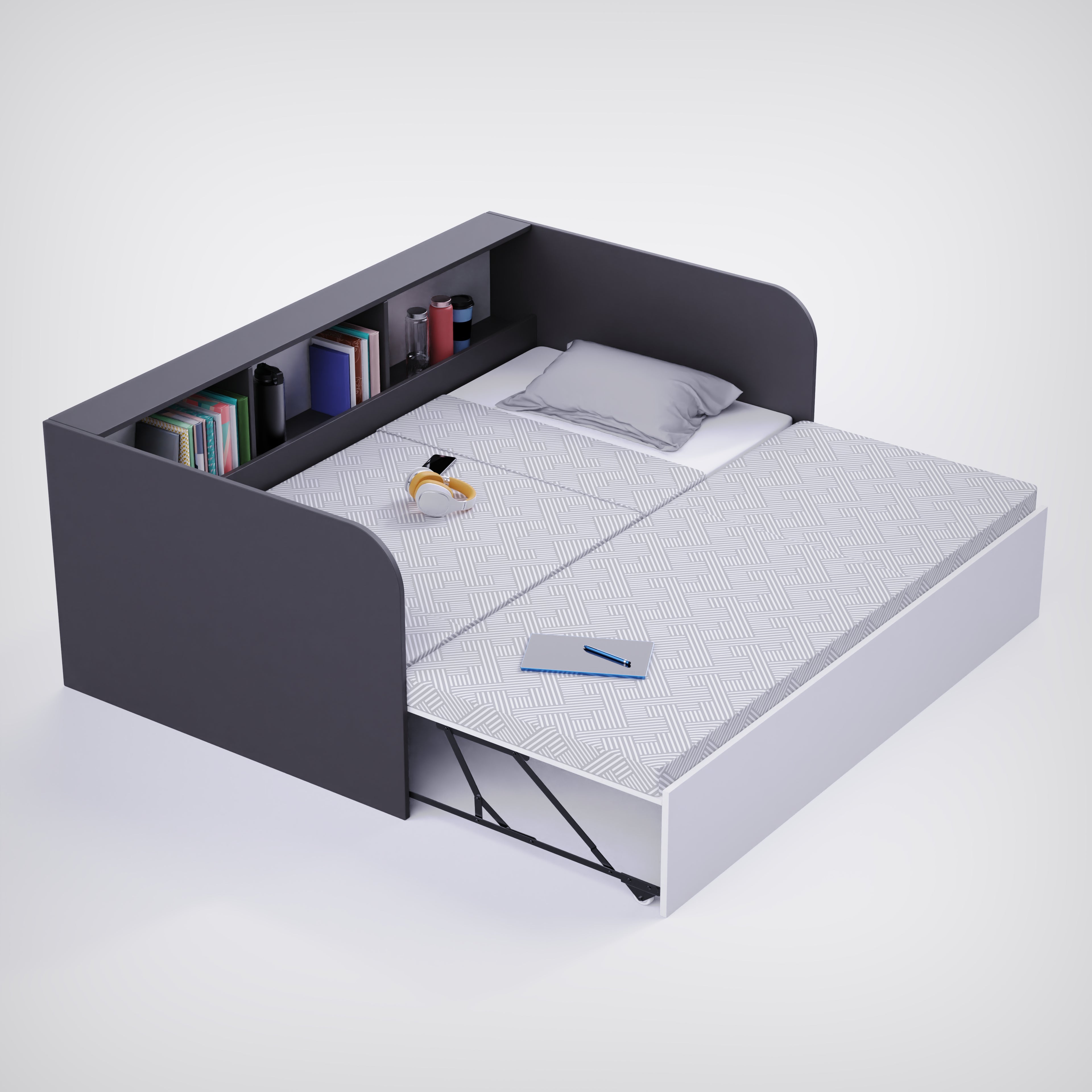 Steezy Lounge Trundle Bed