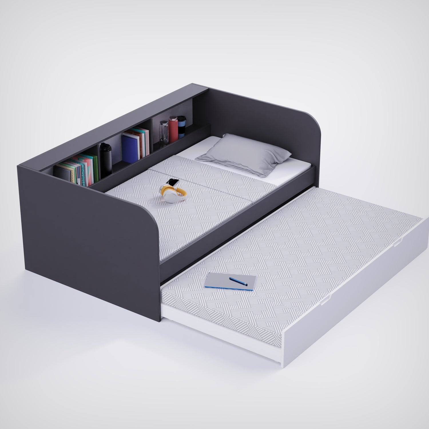 Steezy Lounge Trundle Bed