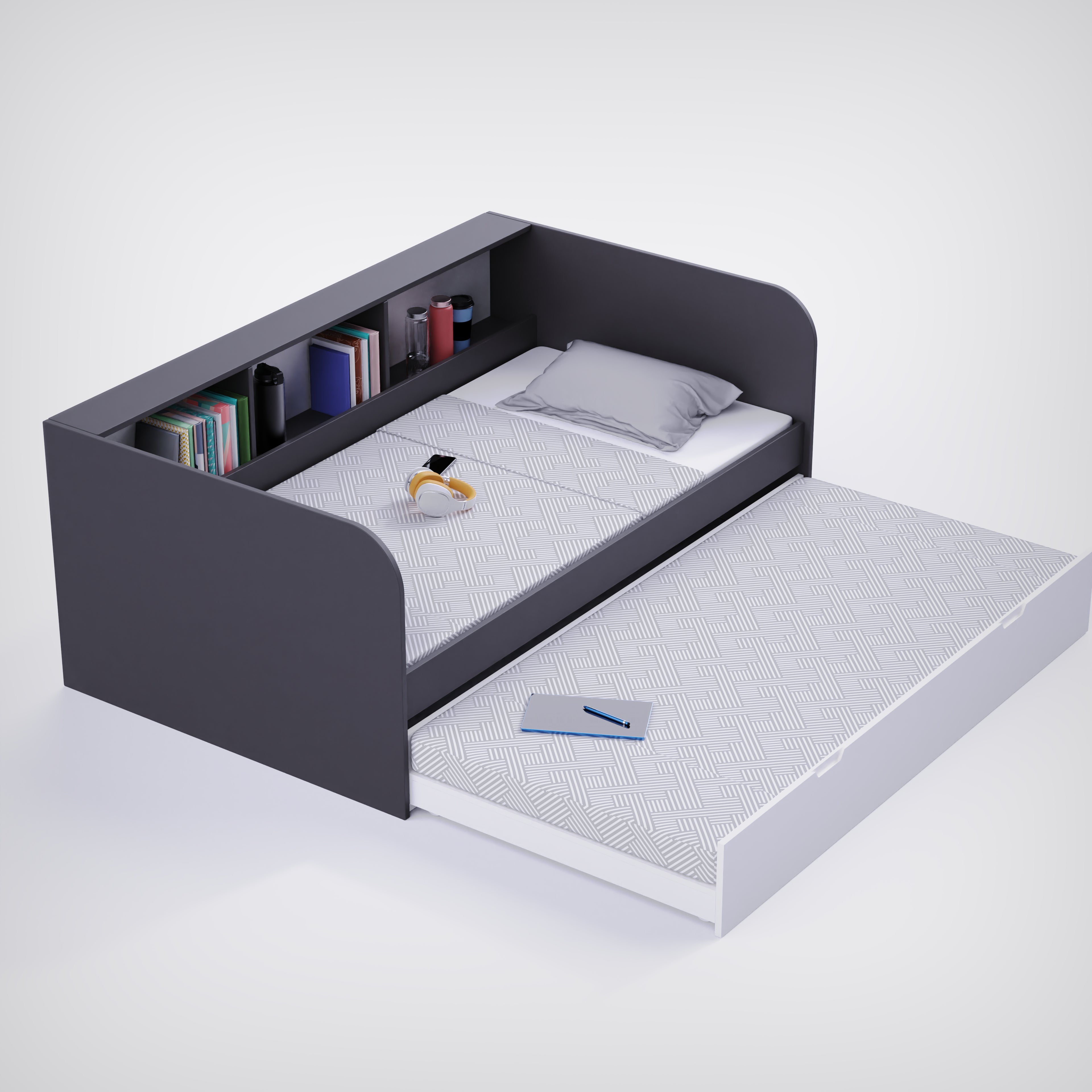 Steezy Lounge Trundle Bed