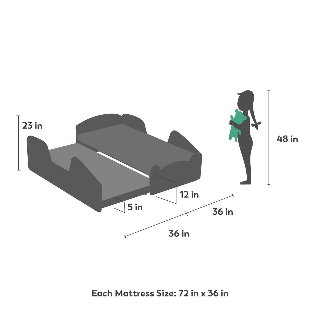 Street Car Trundle Bed