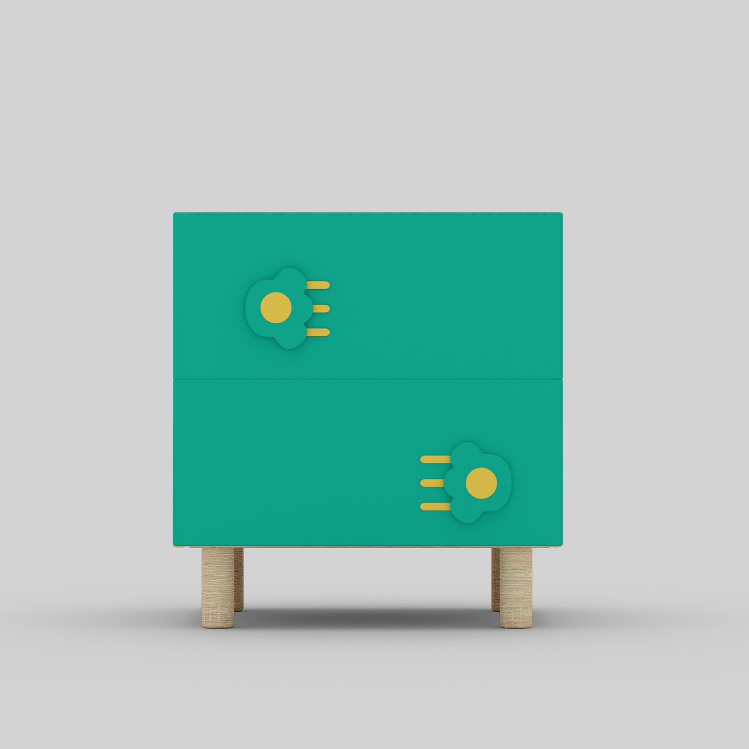 The Pawsome Bedside Table with Storage