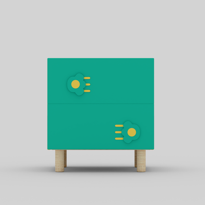 The Pawsome Bedside Table with Storage