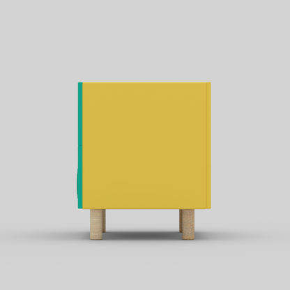 The Pawsome Bedside Table with Storage