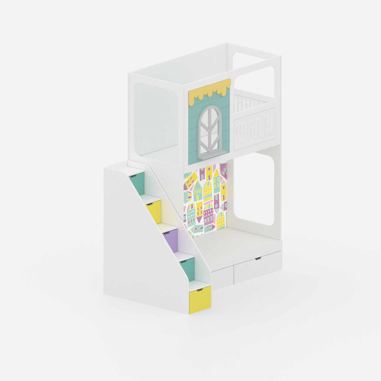 The Nook &amp; Nudge Bunk Bed