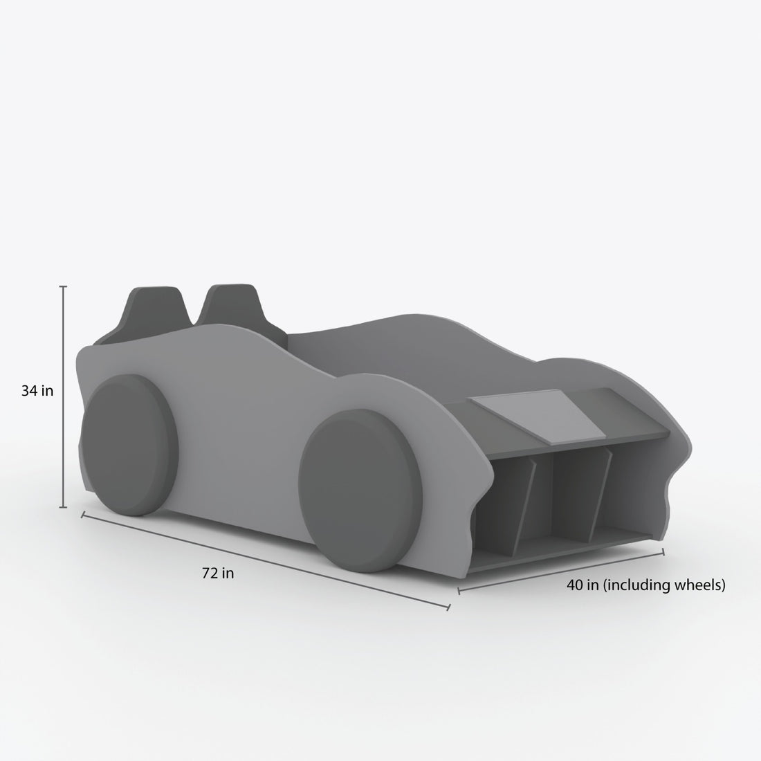 Flash Racer Car Toddler Bed