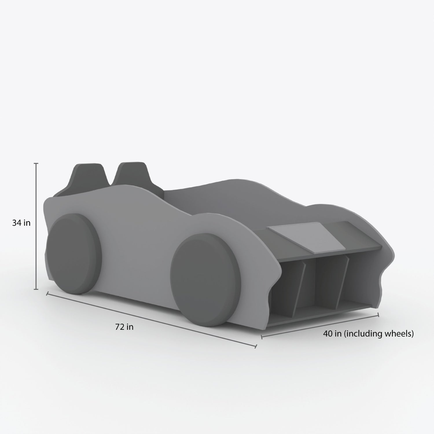Flash Racer Car Toddler Bed