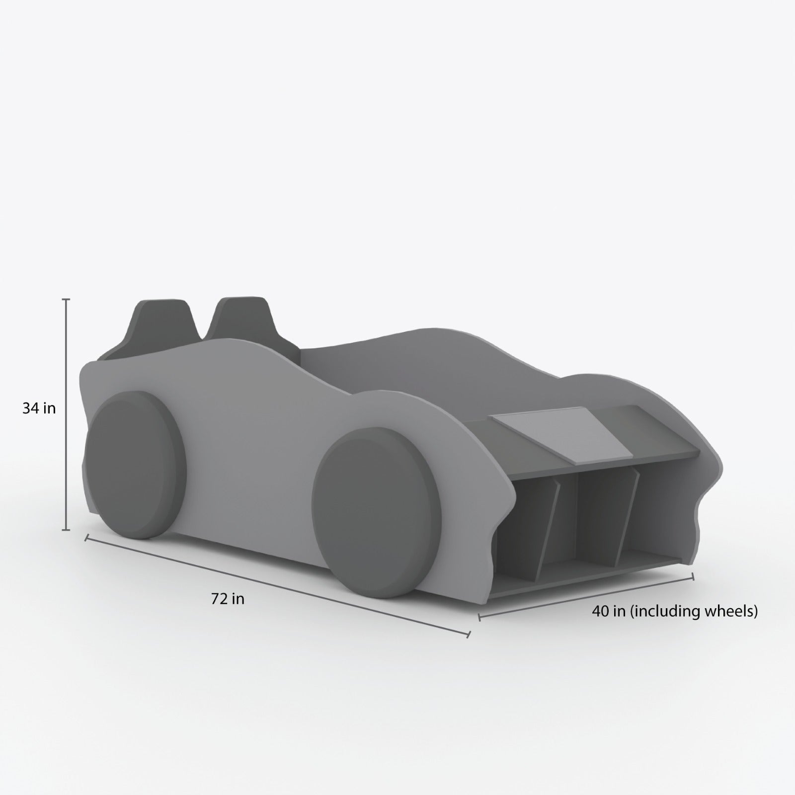 Flash Racer Car Toddler Bed
