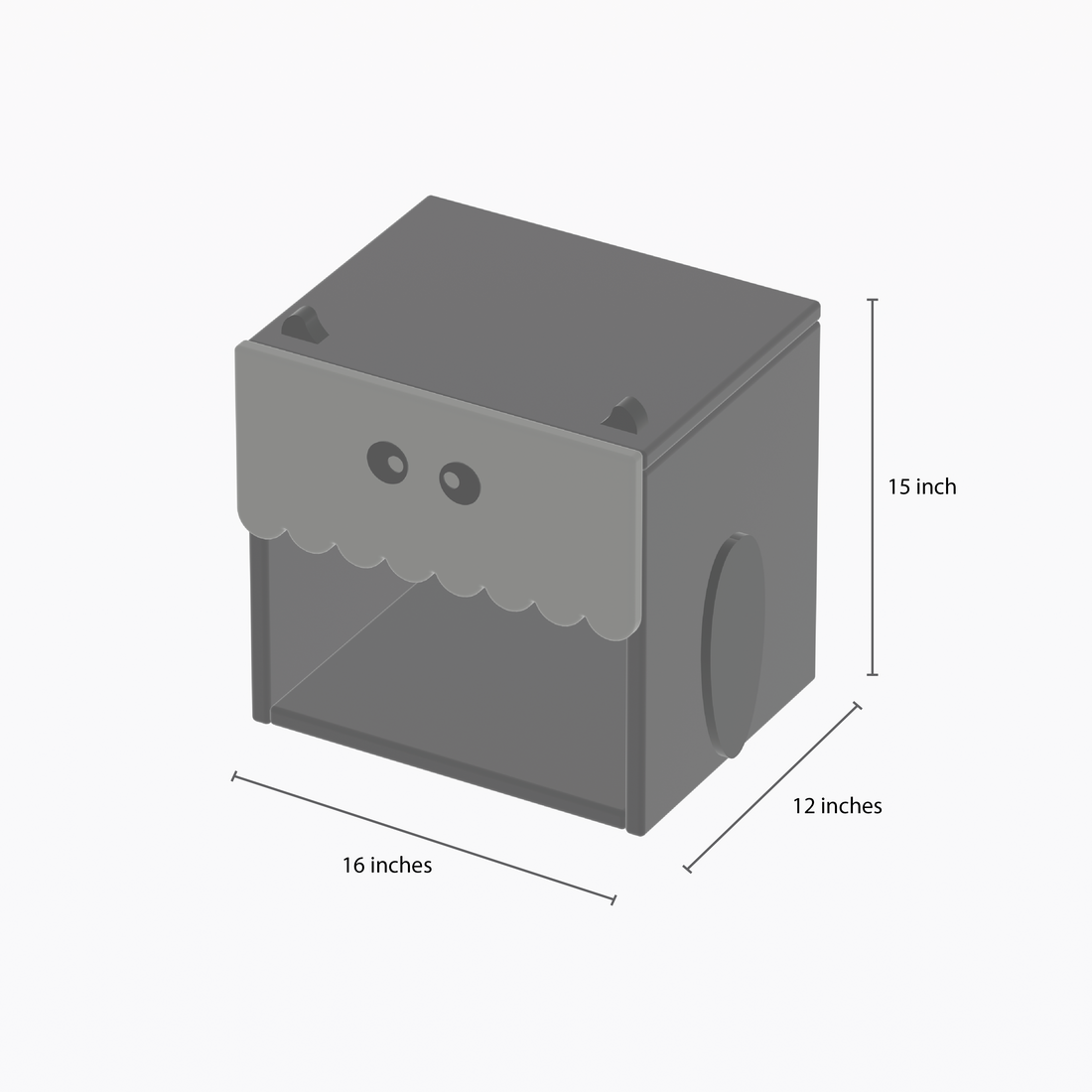 WiggleBox Bedside Table with Storage