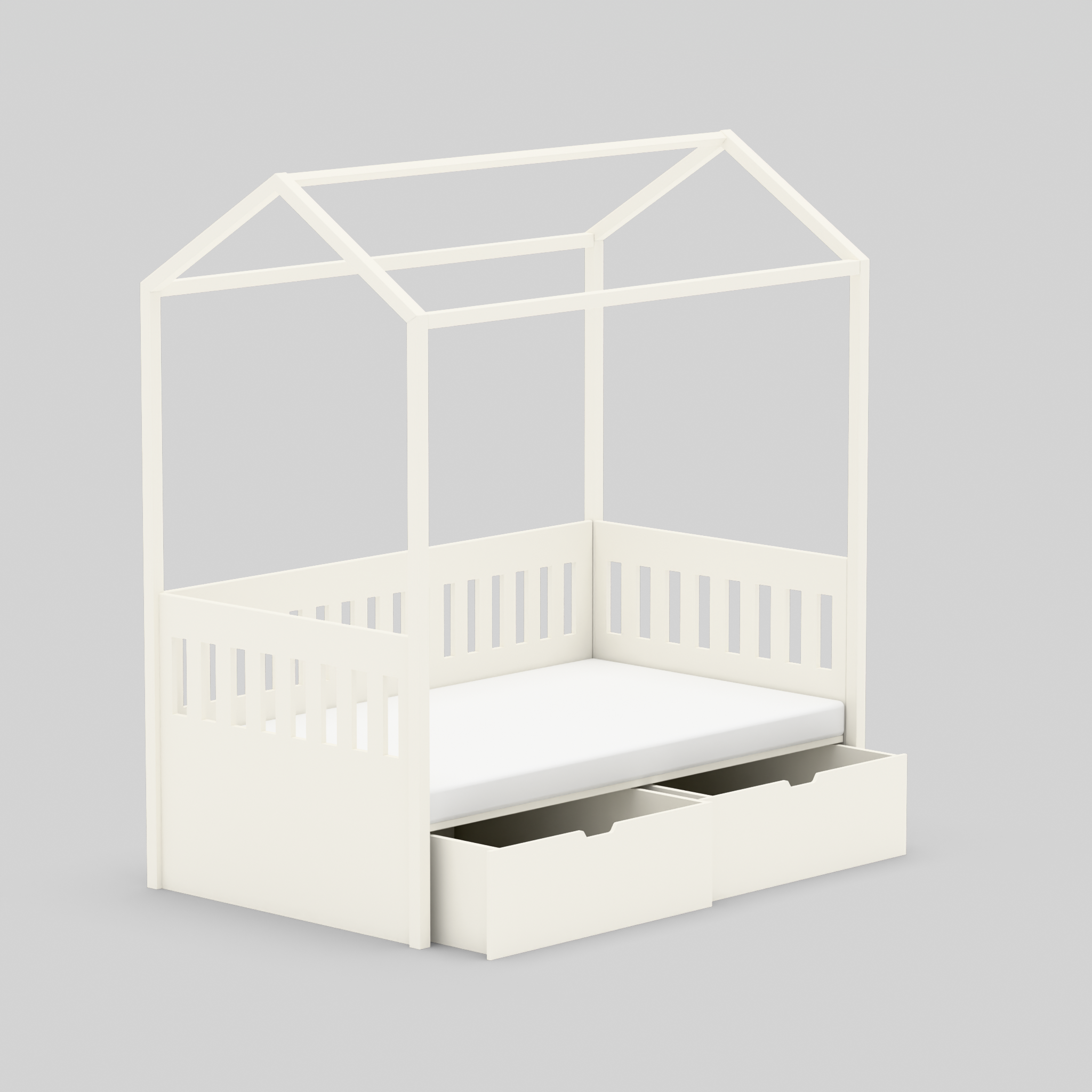 Windchime Bed with Railings