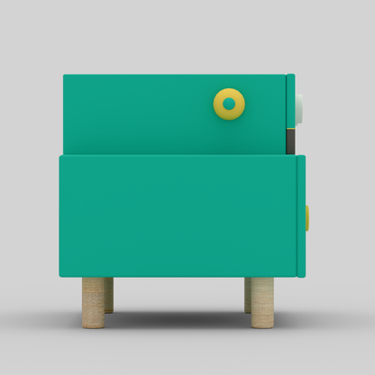 RoboBuddy Bedside Table with Storage