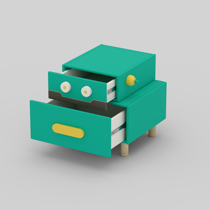 RoboBuddy Bedside Table with Storage