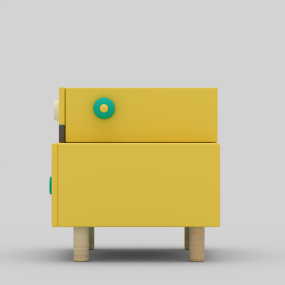 RoboBuddy Bedside Table with Storage