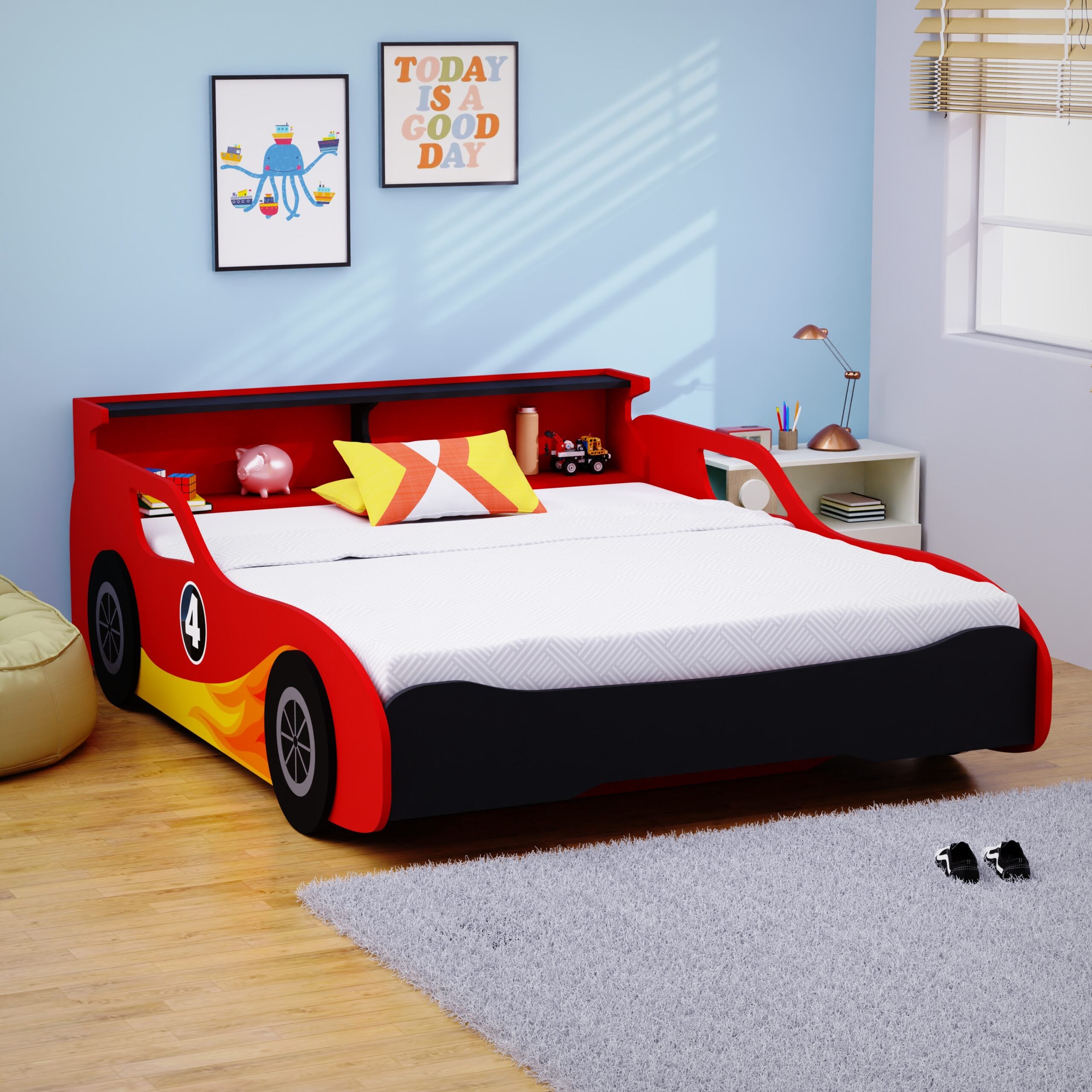 Fire Bird Car Double Bed